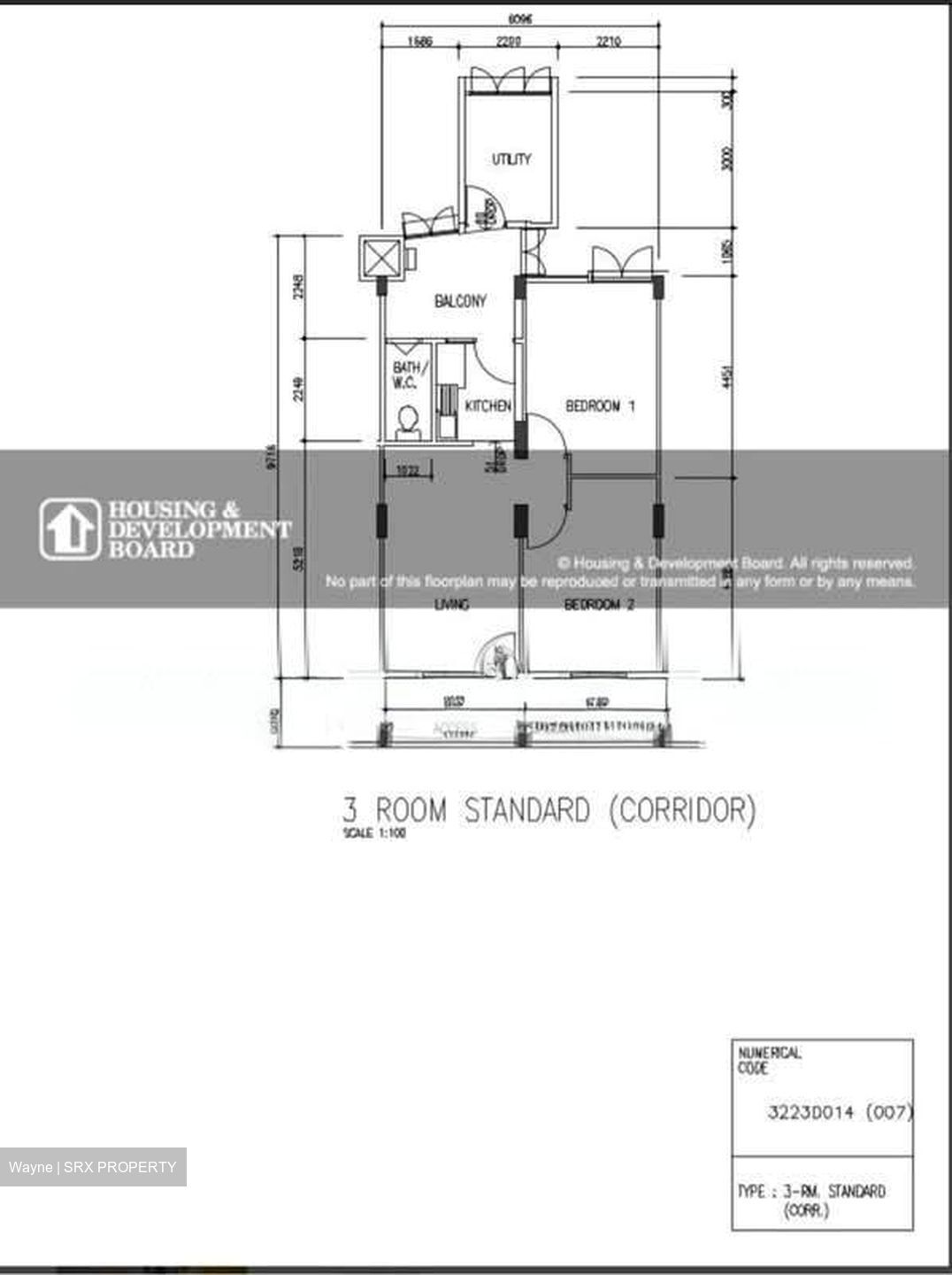 Blk 26 Jalan Klinik (Bukit Merah), HDB 3 Rooms #545741171
